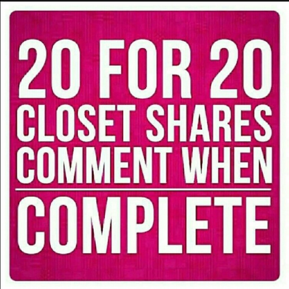 20 SHARES FROM YOU GETS 20 SHARES BACK FROM ME!!!! - Picture 1 of 1